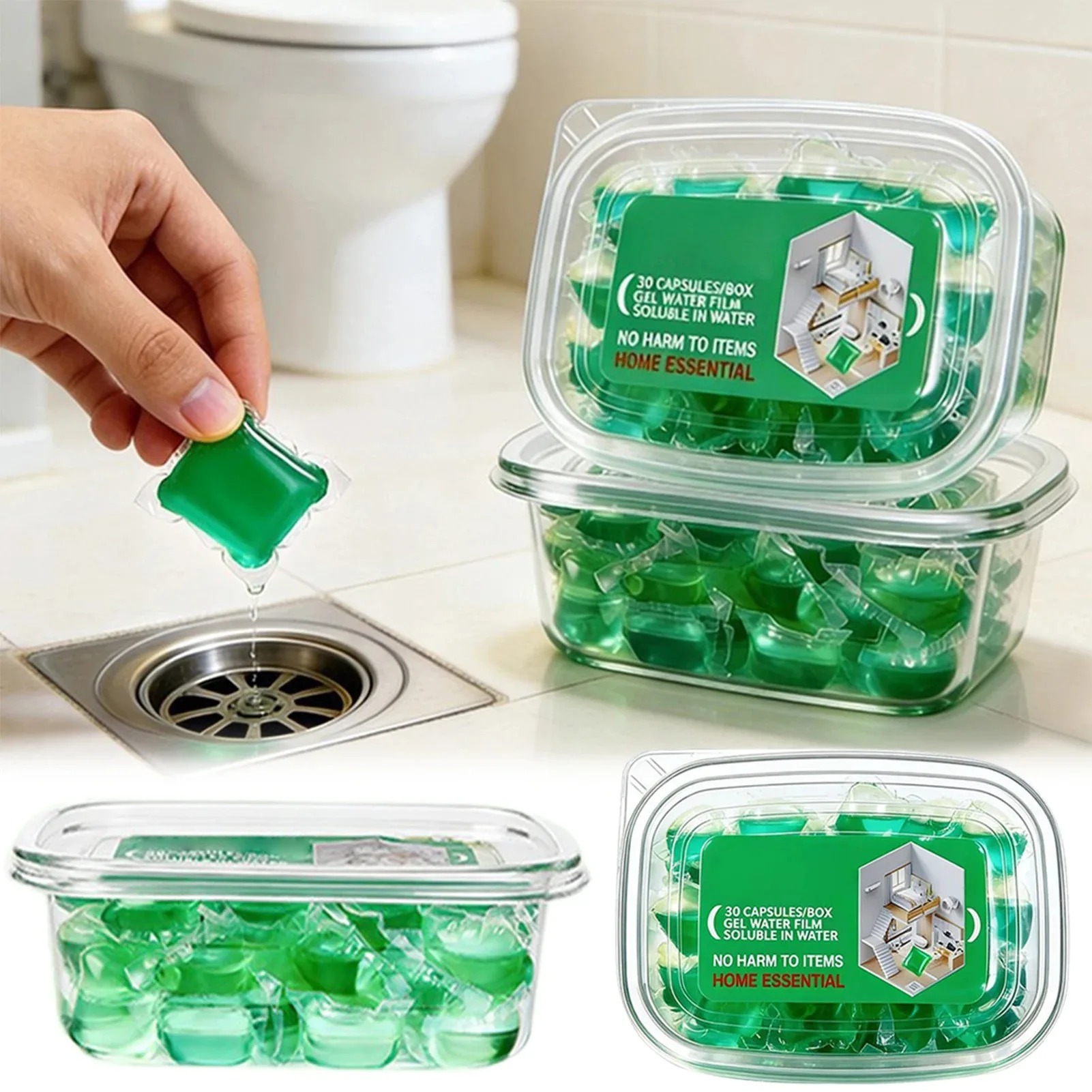 30PCS Odor Removal Sewer Clean - Gel Air Freshener review and price