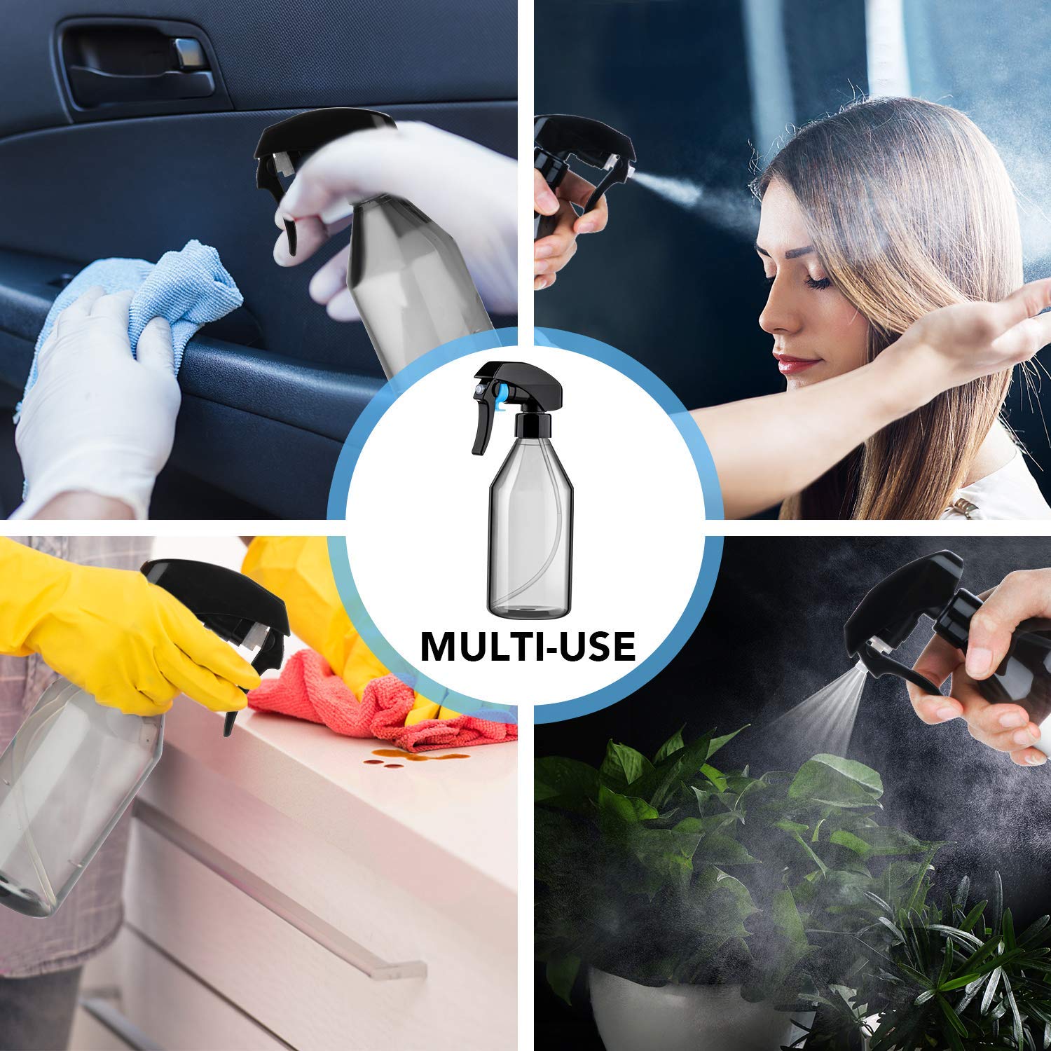 3Pack Spray Bottle, 10oz Plast - Room Spray Bottle review and price