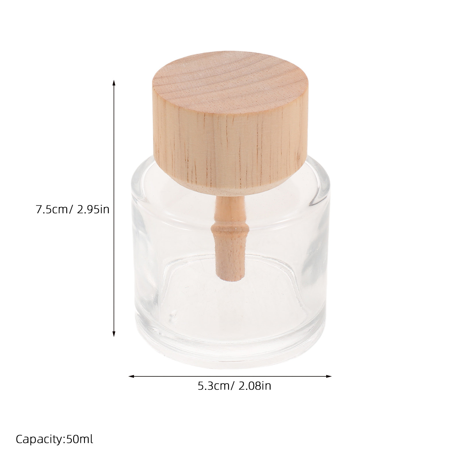 2Pcs Clear Glass Reed Diffuser - Home Fragrance Oil Diffuser review and price
